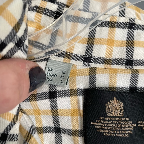 Barbour Button Down Mens Shirt Size Large - Picture 6 of 6